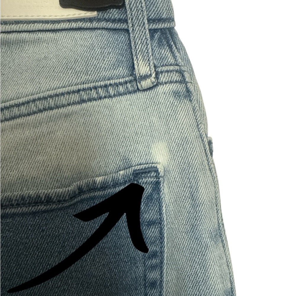 Hollister Ultra High-Rise Dad Jean wide leg Y2K patchwork 27/31 5R - Picture 9 of 9